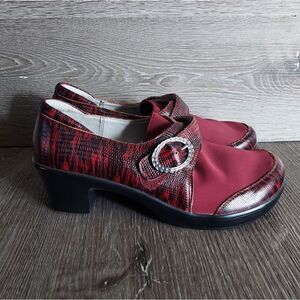 Alegria Holli Spiffy Merlot Women's Casual Heel Size 39 US 9